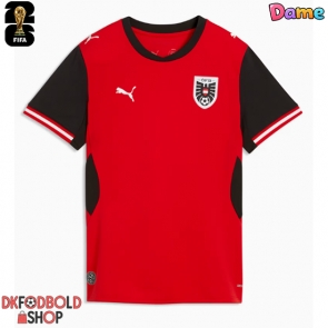 Østrig Hjemmebanetrøje Dame VM 2026 Kort ærmer